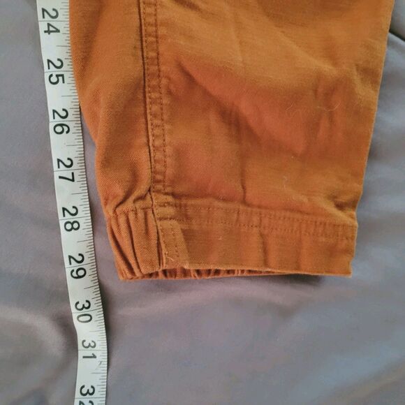 REI Co op Mens Brown Trailsmith Jogger Pants Size 36x32 Drawstring Double Knee - Picture 8 of 9